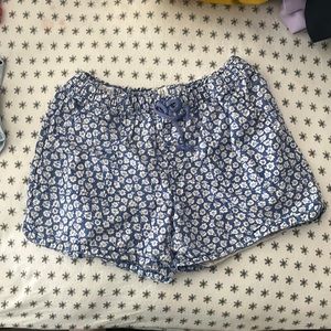 Gap Kids XXL Blue Flower Pattern Shorts
